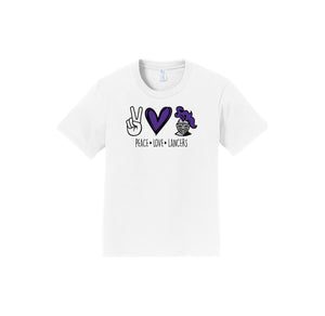 Lydiksen Elementary Spirit Wear 2024/25 On-Demand-Youth Unisex Fan Favorite Premium Tee Peace x Love