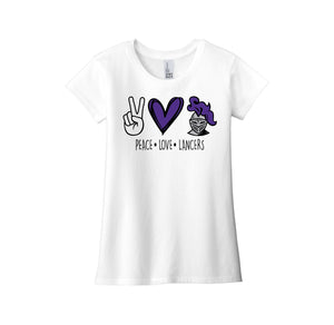 Lydiksen-Girls Youth Premium Tee Peace x Love