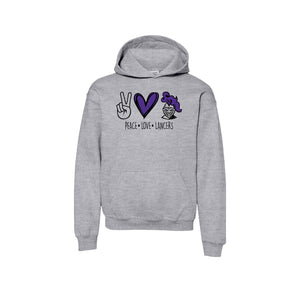 Lydiksen Elementary Spirit Wear 2024/25 On-Demand-Youth Unisex Hoodie Peace x Love