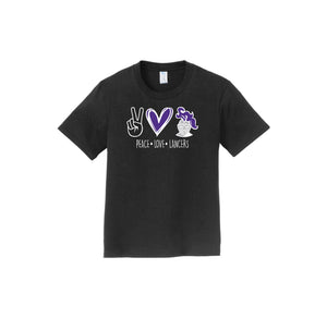 Lydiksen Elementary Spirit Wear 2024/25 On-Demand-Youth Unisex Fan Favorite Premium Tee Peace x Love