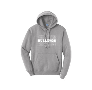 Bollinger Canyon On Demand-Adult Unisex Core Fleece Pullover Hooded Sweatshirt On-Demand Bulldog Watermark