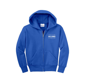 Bollinger Canyon On Demand-Youth Unisex Full-Zip Hooded Sweatshirt On-Demand Bulldog Watermark