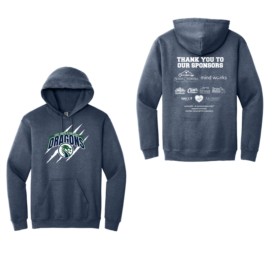 Voss Farms Spirit Wear 2024-25-Adult Unisex Hoodie On-Demand_Back+ Front