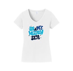 Westlake Elementary Spirit Wear 2024-25 On Demand-Womens Fan Favorite V-Neck Tee On-Demand Blue Era Logo