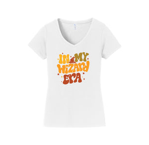 Westlake Elementary Spirit Wear 2024-25 On Demand-Womens Fan Favorite V-Neck Tee On-Demand Orange Era Logo