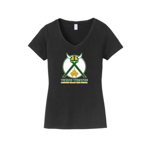 Loudoun Valley HS Theatre-Womens Fan Favorite V-Neck Tee On-Demand Design One