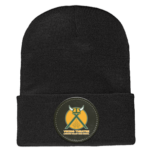 Loudoun Valley HS Theatre-1501 Yupoong Adult Cuffed Knit Beanie - Circle Patch