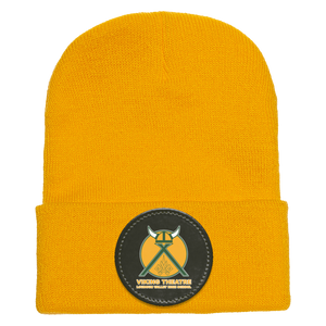 Loudoun Valley HS Theatre-1501 Yupoong Adult Cuffed Knit Beanie - Circle Patch