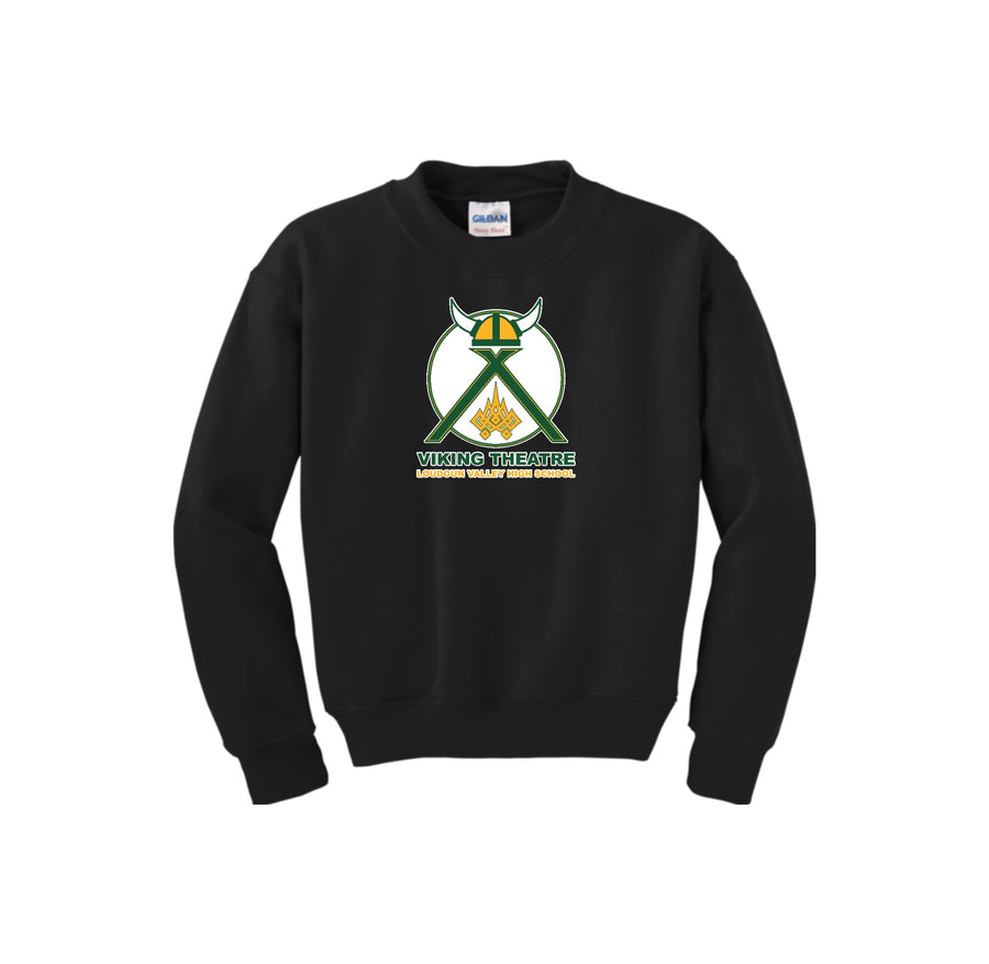 Loudoun Valley HS Theatre-Youth Unisex Crewneck Sweatshirt On-Demand Design One