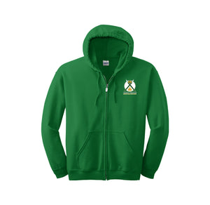 Loudoun Valley HS Theatre-Adult Unisex Full-Zip Hooded Sweatshirt On-Demand Design One