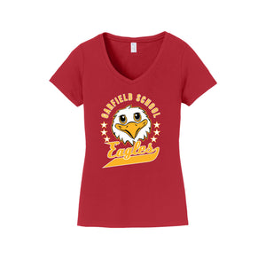 Garfield Elementary-Womens Fan Favorite V-Neck Tee On-Demand