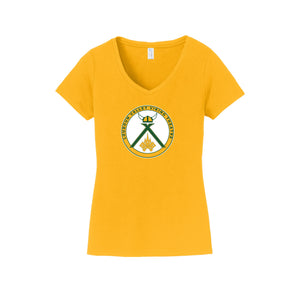 Loudoun Valley HS Theatre-Womens Fan Favorite V-Neck Tee On-Demand Design Two