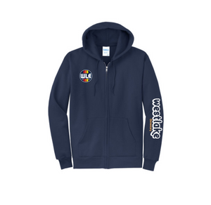 Westlake Elementary Spirit Wear 2024-25 On Demand-Adult Unisex Full-Zip Hooded Sweatshirt On-Demand Front & Sleeve