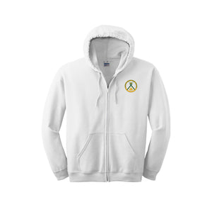 Loudoun Valley HS Theatre-Adult Unisex Full-Zip Hooded Sweatshirt On-Demand Design Two