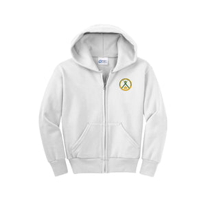 Loudoun Valley HS Theatre-Youth Unisex Full-Zip Hooded Sweatshirt On-Demand Design Two