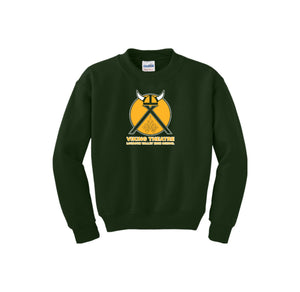 Loudoun Valley HS Theatre-Youth Unisex Crewneck Sweatshirt On-Demand Design Three