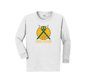 Loudoun Valley HS Theatre-Youth Unisex Long Sleeve Tee On-Demand Design Three