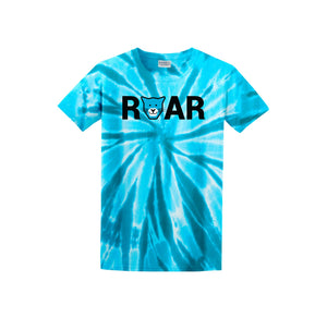 WAES-Adult Unisex Tie-Dye Shirt On-Demand Roar Logo