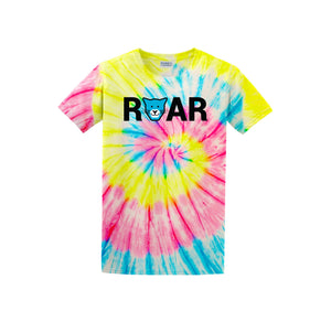 WAES-Adult Unisex Tie-Dye Shirt On-Demand Roar Logo