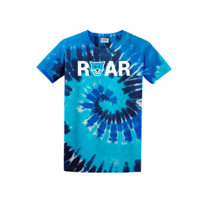 WAES-Adult Unisex Tie-Dye Shirt On-Demand Roar Logo