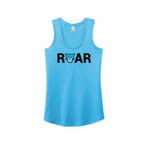 WAES-Womens Perfect Tri Racerback Tank On-Demand Roar Logo