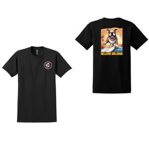 BSFC STAFF-Adult T-Shirt Full Color x Surfing Bulldog Logo