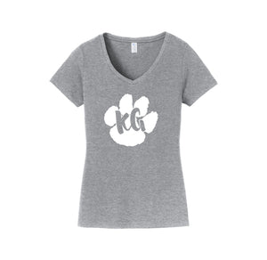 Kent Gardens On Demand-Womens Fan Favorite V-Neck Tee On-Demand Paw