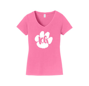 Kent Gardens On Demand-Womens Fan Favorite V-Neck Tee On-Demand Paw