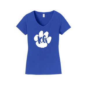 Kent Gardens On Demand-Womens Fan Favorite V-Neck Tee On-Demand Paw