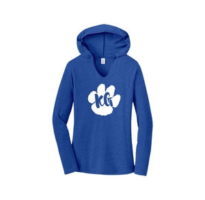 Kent Gardens On Demand-Womens Premium Perfect Tri Long Sleeve Hoodie On-Demand Paw