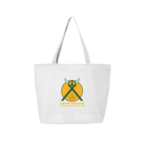 Loudoun Valley HS Theatre-Q-Tees Canvas Zippered Tote On-Demand