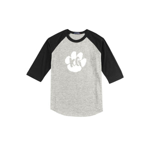 Kent Gardens On Demand-Youth Unisex Baseball Tee On-Demand Paw