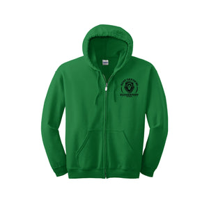 Kent Gardens On Demand-Adult Unisex Full-Zip Hooded Sweatshirt On-Demand Left Chest