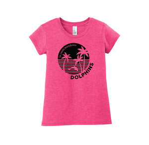 La Costa Meadows-Girls Youth Premium Tee On-Demand Center Chest Black