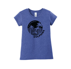 La Costa Meadows-Girls Youth Premium Tee On-Demand Center Chest Black