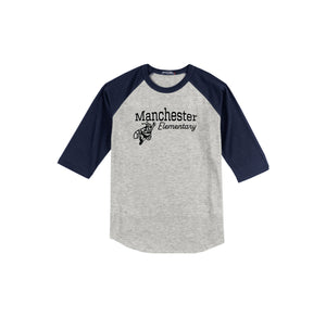 Manchester Elementary-Adult Unisex Baseball Tee On-Demand