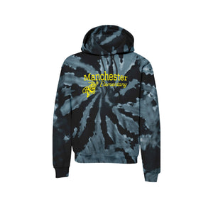 Manchester Elementary-Adult Unisex Tie-Dye Pullover Hooded Sweatshirt On-Demand