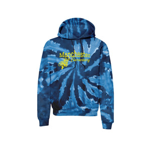 Manchester Elementary-Adult Unisex Tie-Dye Pullover Hooded Sweatshirt On-Demand