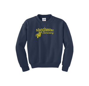 Manchester Elementary-Youth Unisex Crewneck Sweatshirt On-Demand