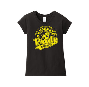 Manchester Elementary-Girls Youth Premium Tee On-Demand Pride Logo