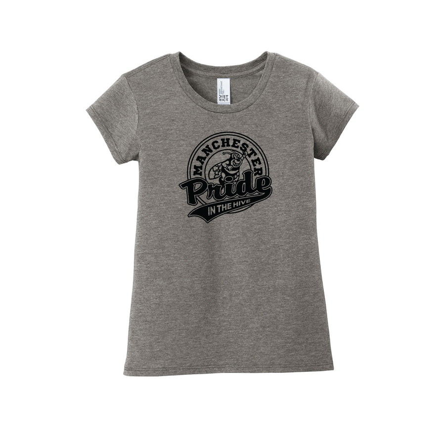 Manchester Elementary-Girls Youth Premium Tee On-Demand Pride Logo