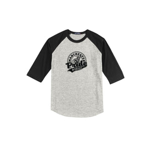 Manchester Elementary-Youth Unisex Baseball Tee On-Demand Pride Logo