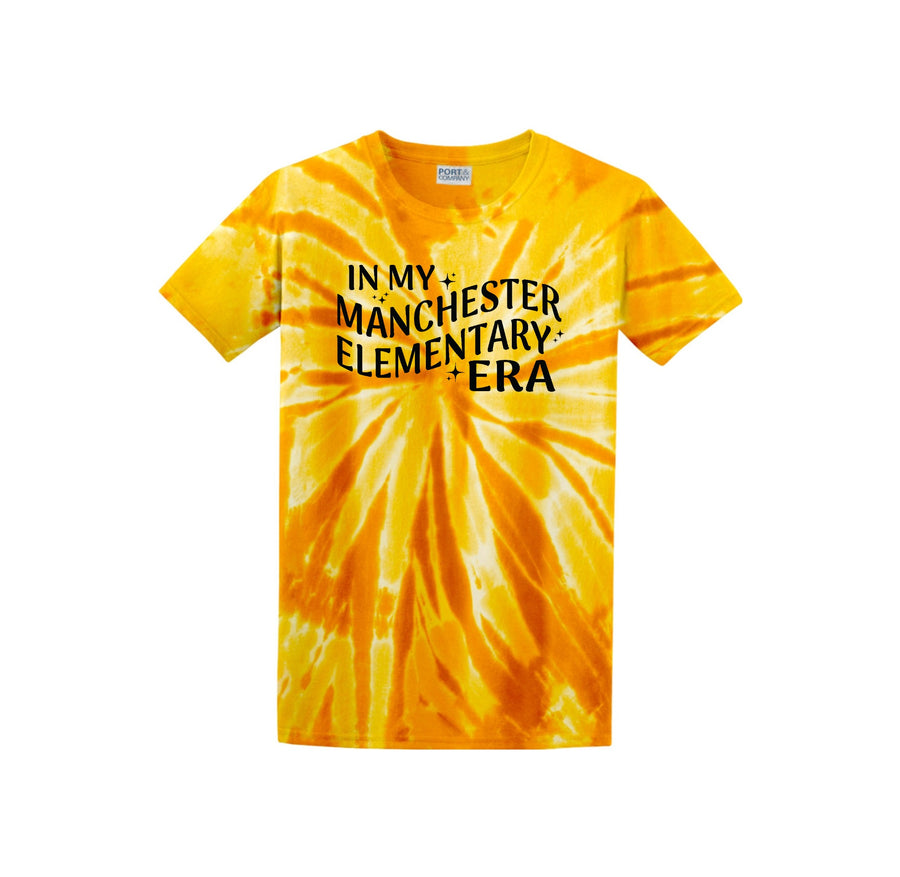 Manchester Elementary-Adult Unisex Tie-Dye Shirt On-Demand Pride LogoWavy Logo