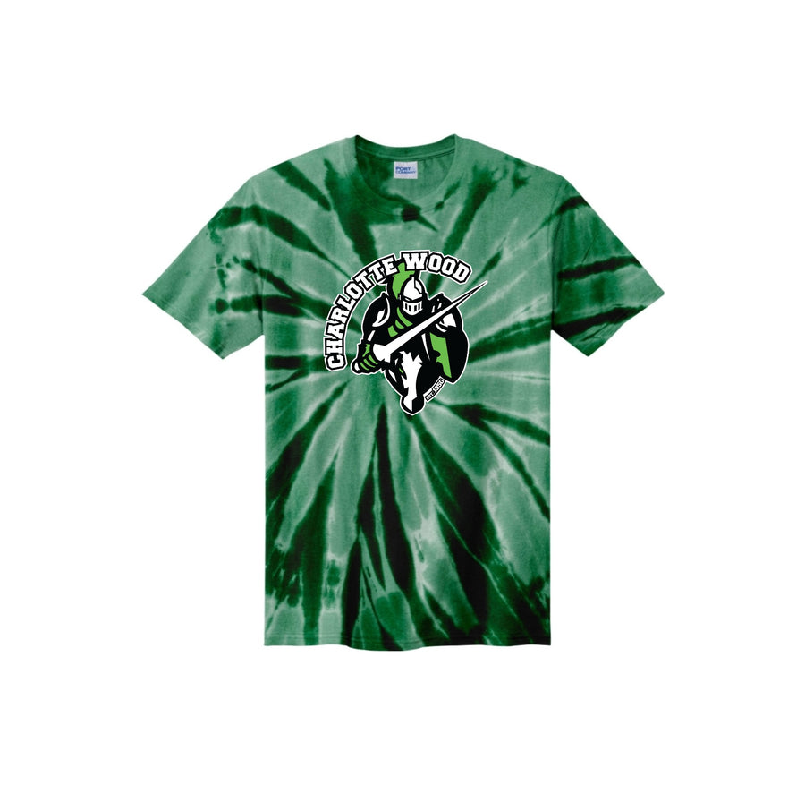 CWMS-Youth Unisex Port & Co Tie-Dye Shirt On-Demand Knight Logo