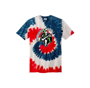 CWMS-Youth Unisex Port & Co Tie-Dye Shirt On-Demand Knight Logo