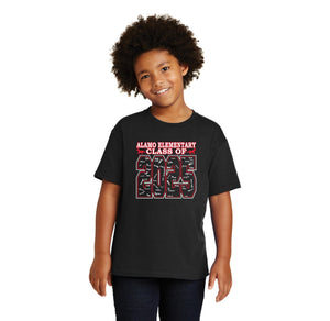 Alamo Elementary 5th Grade Class of 2025-Graduation - Printed Signatures Youth Unisex T-Shirt