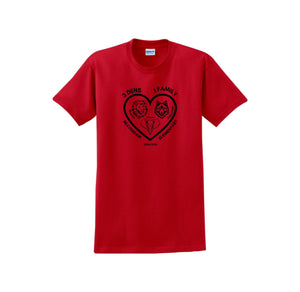 Beaverdam Elementary Den Shirts On Demand-Adult Unisex T-Shirt On-Demand Heart Logo