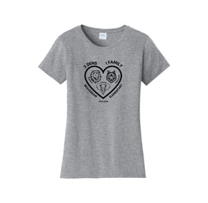 Beaverdam Elementary Den Shirts On Demand-Womens Fan Favorite Tee On-Demand Heart Logo