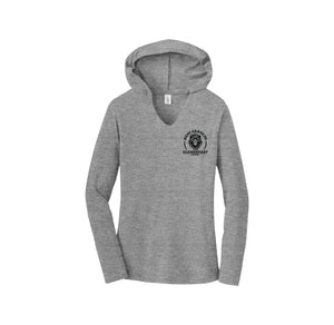 Kent Gardens On Demand-Womens Premium Perfect Tri Long Sleeve Hoodie On-Demand Left Chest