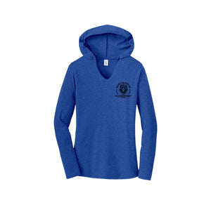 Kent Gardens On Demand-Womens Premium Perfect Tri Long Sleeve Hoodie On-Demand Left Chest